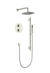 Aquaflo Rund 2-Way Thermostatic Shower Set