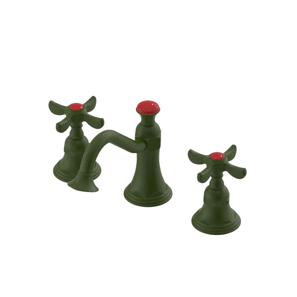 Rubinet Widespread Lav. Set. (less drain) Green Envy