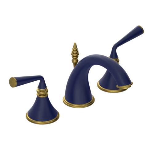 Rubinet Widespread Lav. Set. (less drain) Midnight Blue