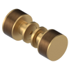 Rubinet Shower Door Knob (set) Satin Gold