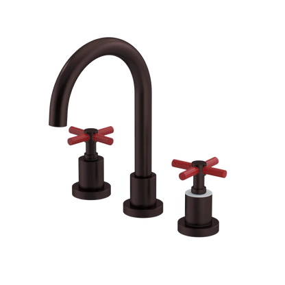 Rubinet Widespread Lav. Set. (less drain) Oil Rubbed Bronze