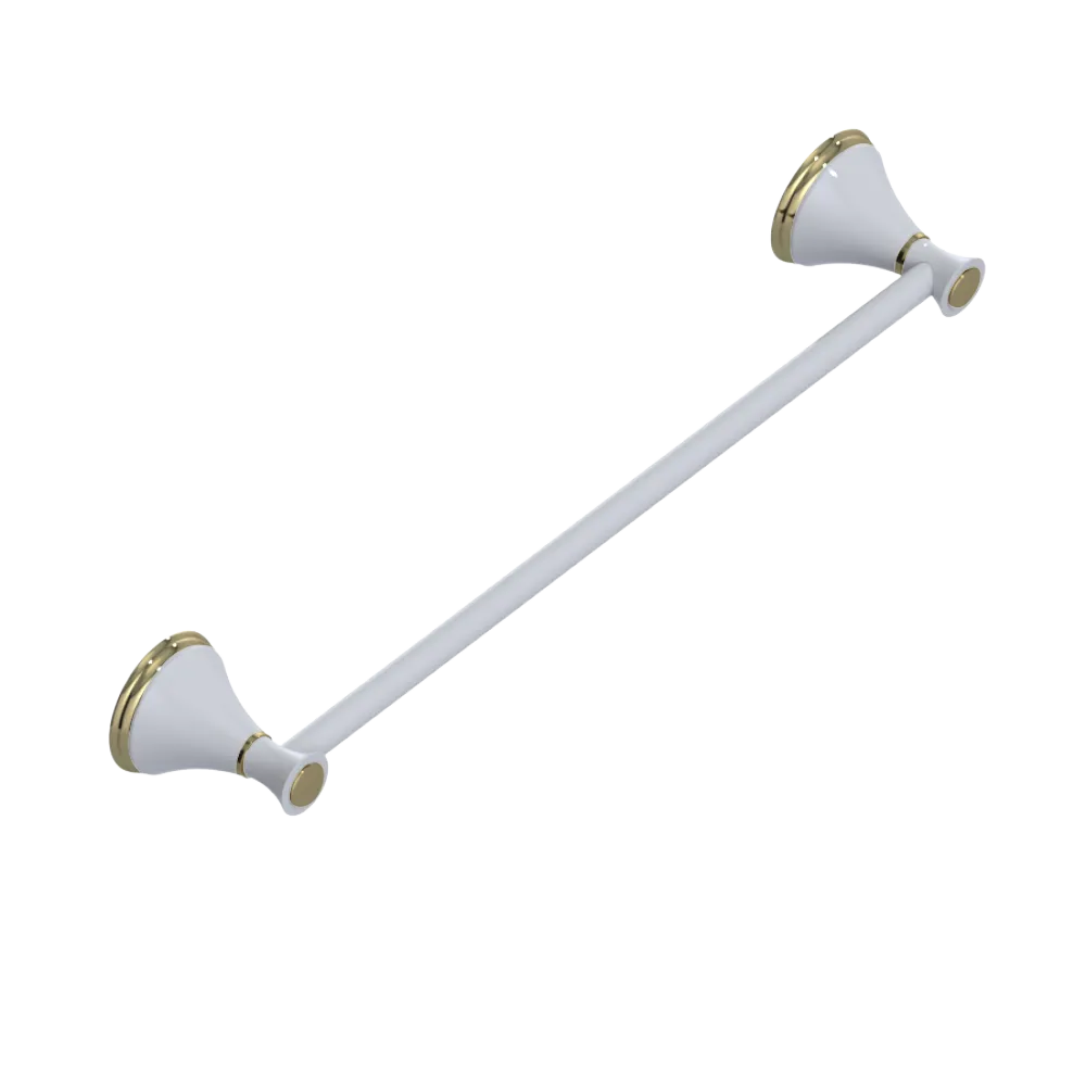 Rubinet Towel Bar 18" White