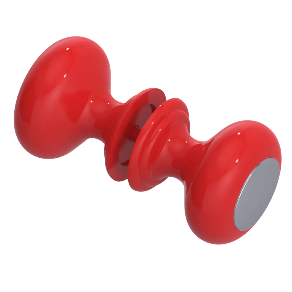 Rubinet Shower Door Knob (set) Red