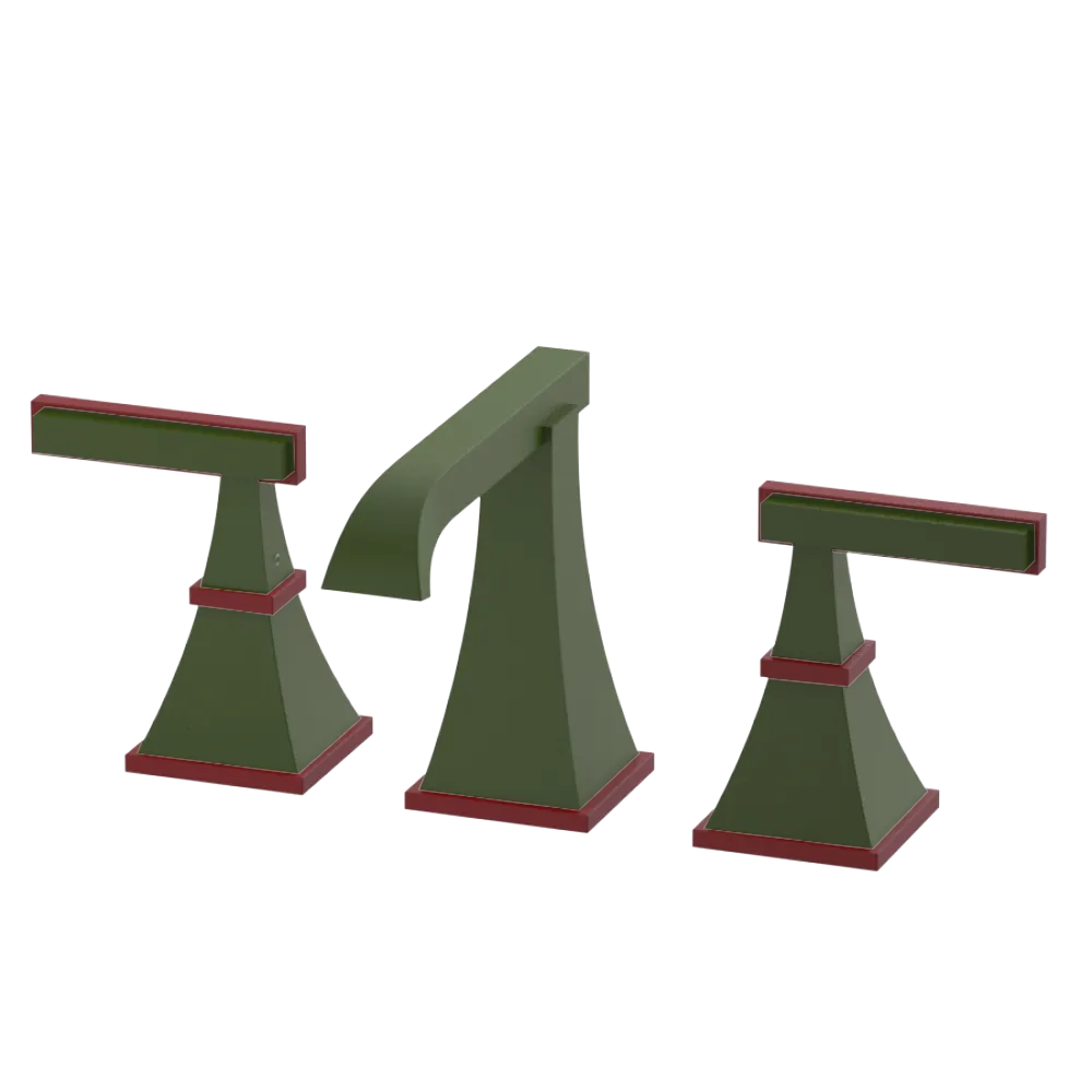 Rubinet Widespread Lav. Set. (less drain) Green Envy