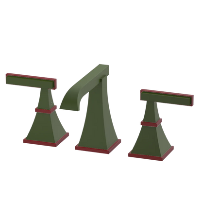 Rubinet Widespread Lav. Set. (less drain) Green Envy