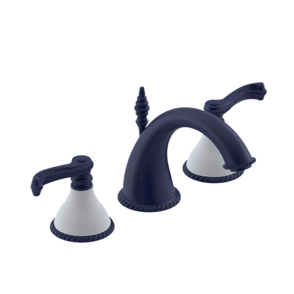 Rubinet Widespread Lav. Set. (less drain) Midnight Blue