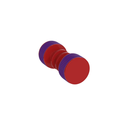 Rubinet Shower Door Knob (set) Red