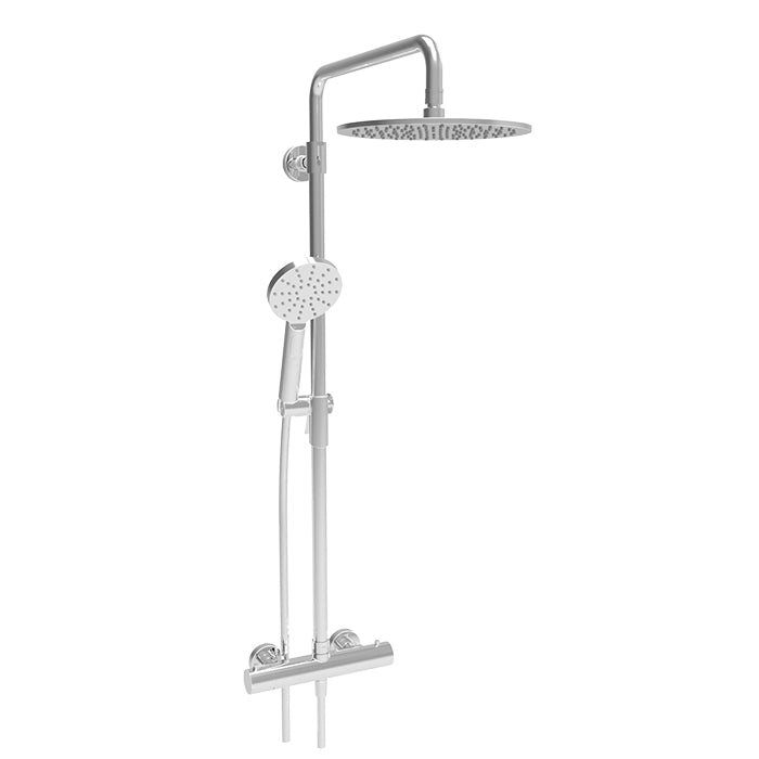 Baril Complete thermostatic shower kit on column