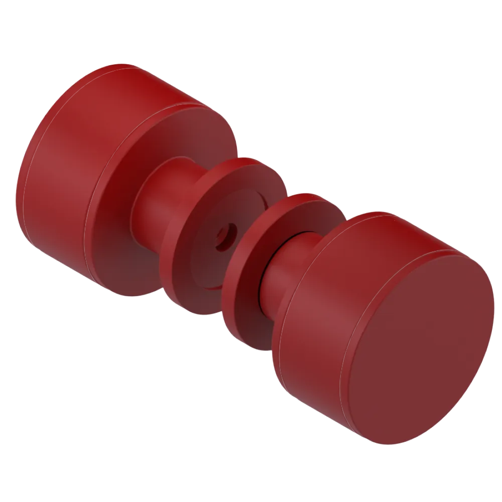 Rubinet Shower Door Knob (set) Maroon