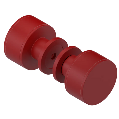 Rubinet Shower Door Knob (set) Maroon