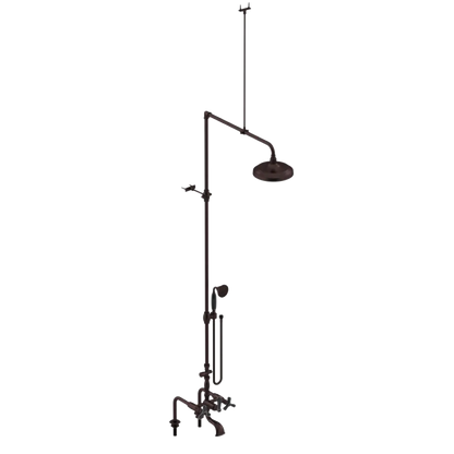 Rubinet Deck Mount Tub & Shower with Hand Held Shower Oil Rubbed Bronze
