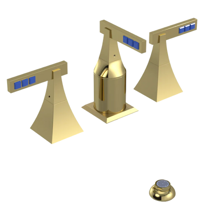 Rubinet Bidet Fitting with Spray, Diverter, and Vacum Breaker (Less Drain) Bright Brass