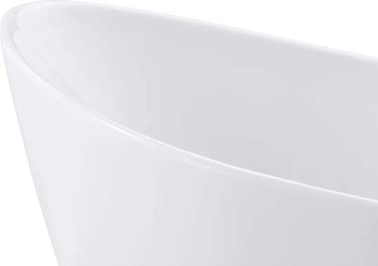 Bliss Matte White 63" x 32" Freestanding Bathtub - FBB6332