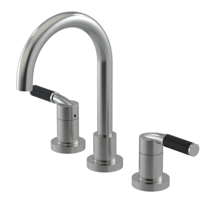 Rubinet Widespread Lav. Set. (less drain) Satin Nickel