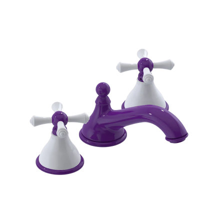 Rubinet Widespread Lav. Set. (less drain) Purple Haze
