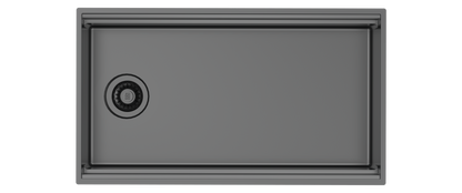 Zomodo Boutique 31" Workstation Single - Black Pearl