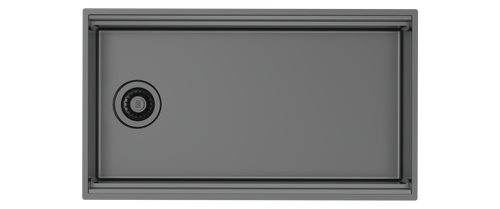 Zomodo Boutique 31" Workstation Single - Black Pearl