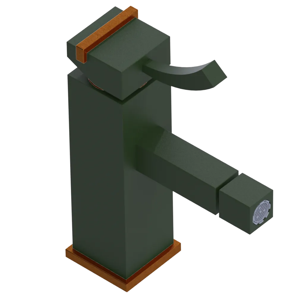 Rubinet Single Control Bidet Fitting (less drain) Green Envy