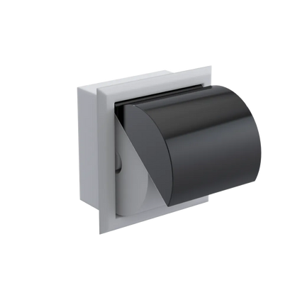 Rubinet RECESSED TOILET PAPER HOLDER Matt White
