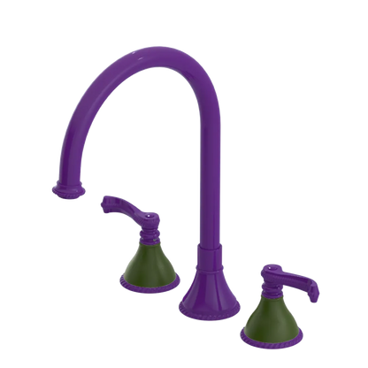 Rubinet Widespread Kitchen Set Purple Haze