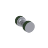 Rubinet Shower Door Knob (set) Satin Chrome