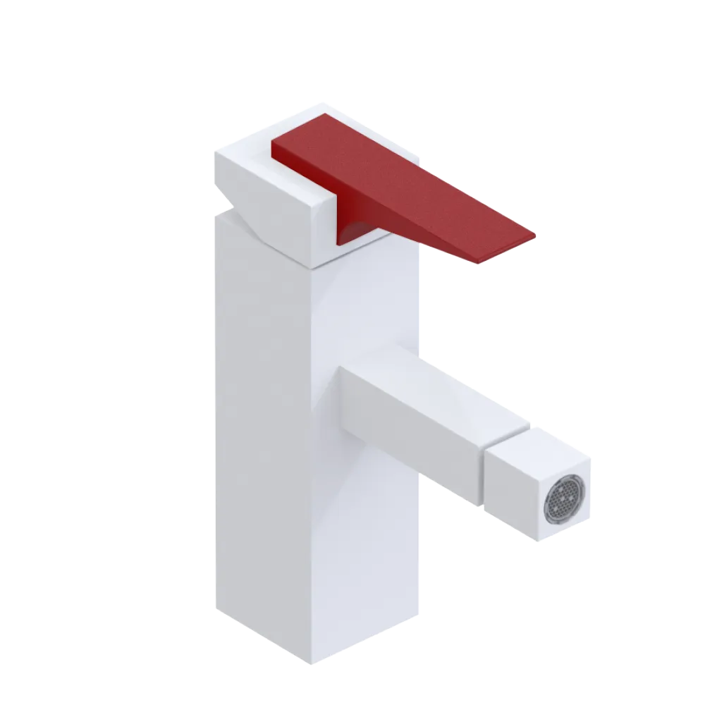 Rubinet Single Control Bidet Fitting (less drain) Matt White