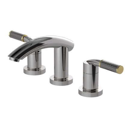 Rubinet Widespread Lav. Set. (less drain) Polished Nickel