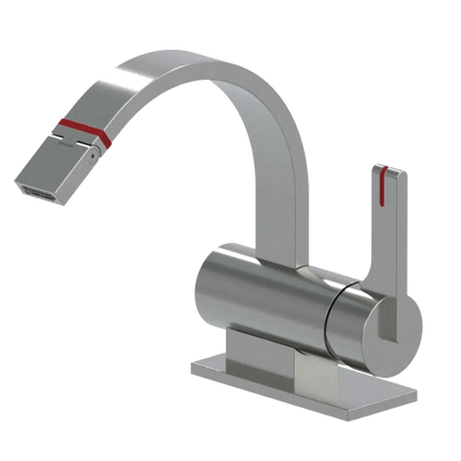 Rubinet Single Control Bidet Fitting (less drain) Satin Nickel