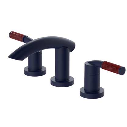 Rubinet Widespread Lav. Set. (less drain) Midnight Blue