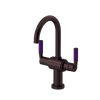 Rubinet Single Hole Dual Handle Lav. Set. (less drain) Oil Rubbed Bronze