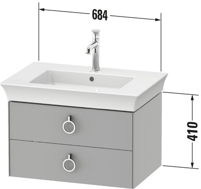 Duravit Tulip Unit Wall-Mount Single-Sink Bathroom Vanity – mounted_wt4351085857010