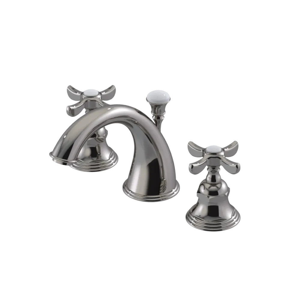 Rubinet Widespread Lav. Set. (less drain) Polished Nickel