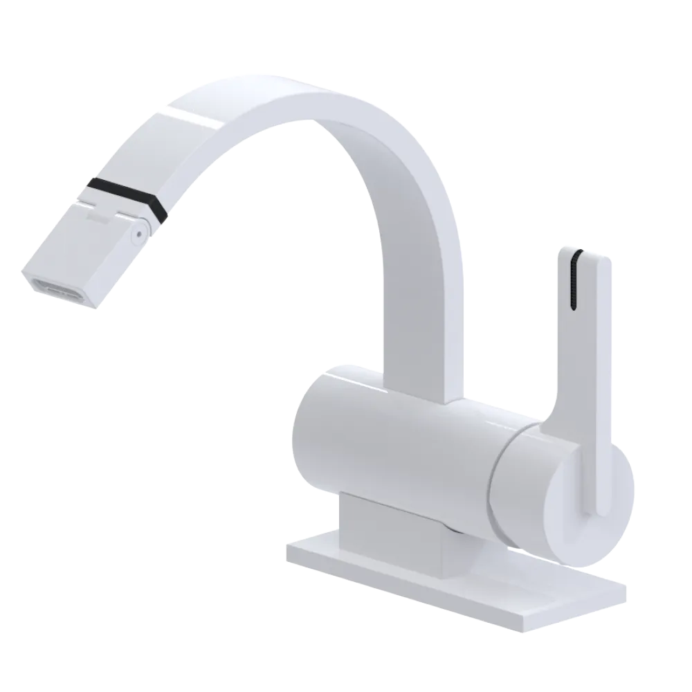 Rubinet Single Control Bidet Fitting (less drain) White