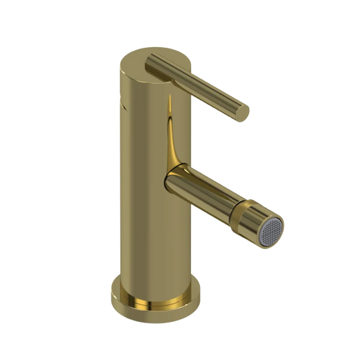 Rubinet Single Control Bidet Fitting (less drain) Natural Brass