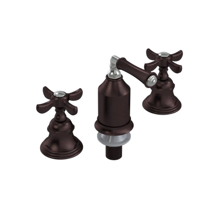 Rubinet Bidet Fitting with Spray, Diverter, and Vacum Breaker (Less Drain) Tuscan Brass