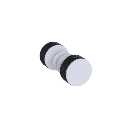Rubinet Shower Door Knob (set) Matt White