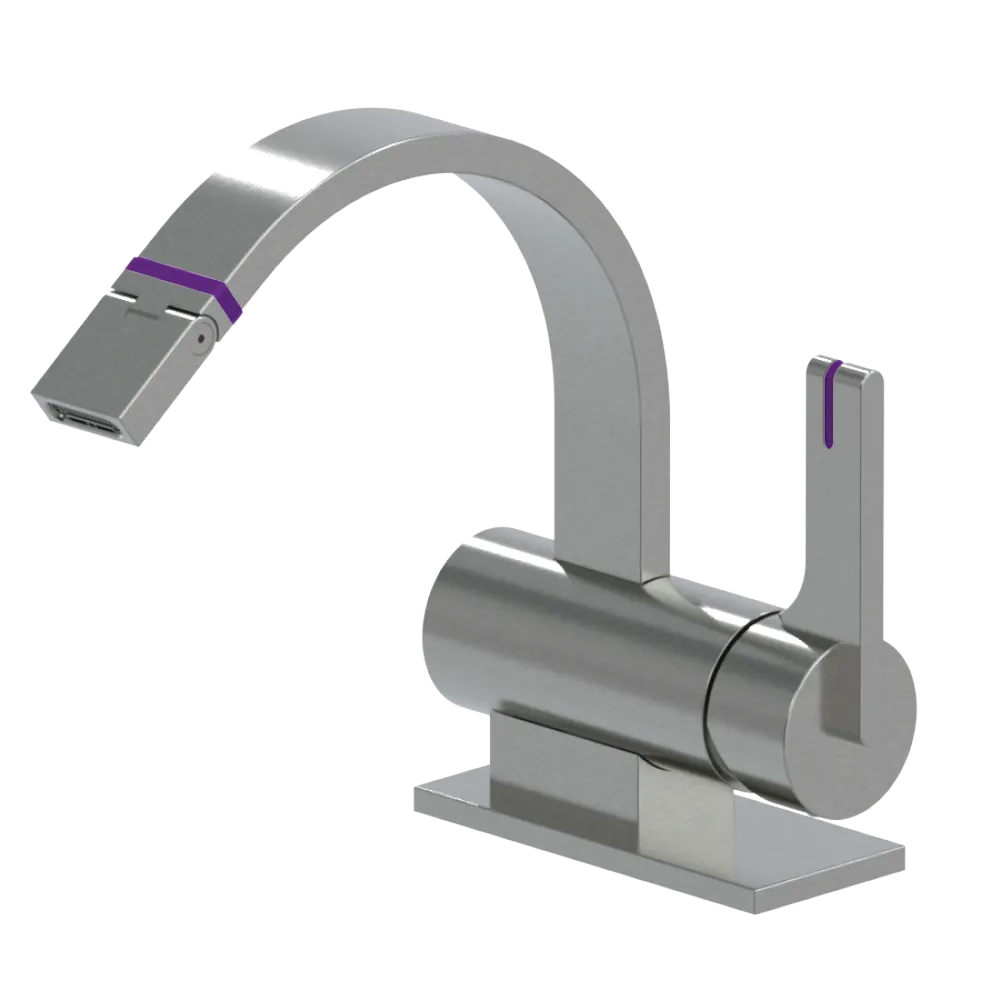 Rubinet Single Control Bidet Fitting (less drain) Satin Nickel