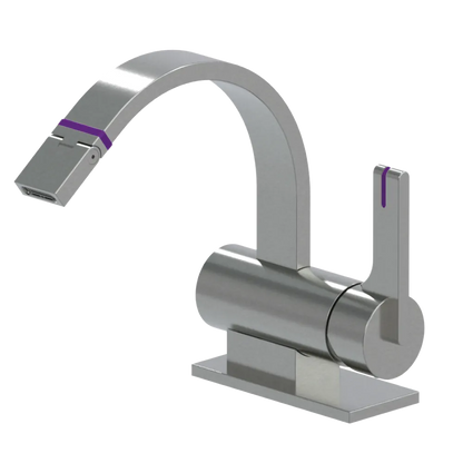 Rubinet Single Control Bidet Fitting (less drain) Satin Nickel