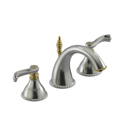 Rubinet Widespread Lav. Set. (less drain) Satin Nickel