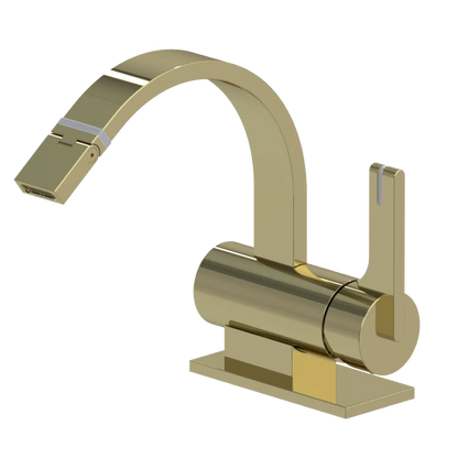 Rubinet Single Control Bidet Fitting (less drain) Gold