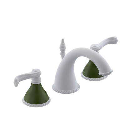 Rubinet Widespread Lav. Set. (less drain) Matt White