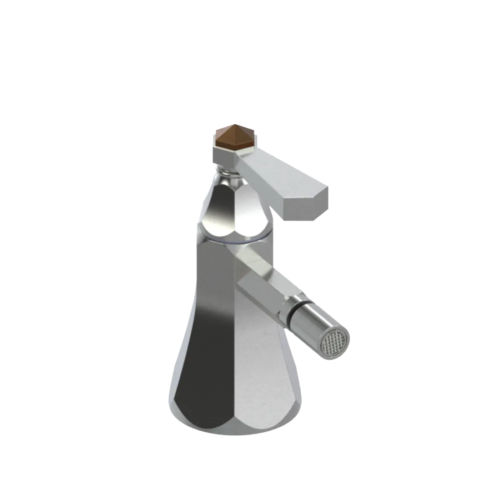 Rubinet Single Control Bidet Fitting (less drain) Satin Nickel
