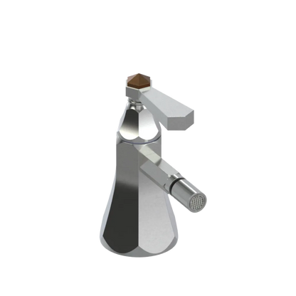 Rubinet Single Control Bidet Fitting (less drain) Satin Nickel