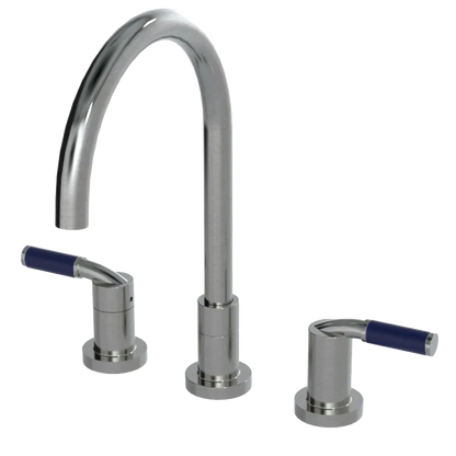 Rubinet Widespread Kitchen Set Satin Nickel