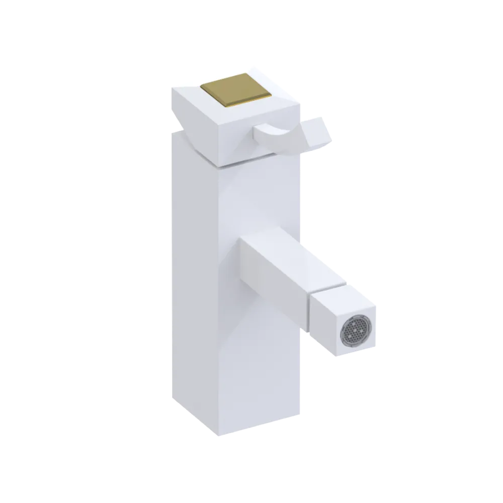 Rubinet Single Control Bidet Fitting (less drain) White