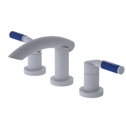 Rubinet Widespread Lav. Set. (less drain) Matt White