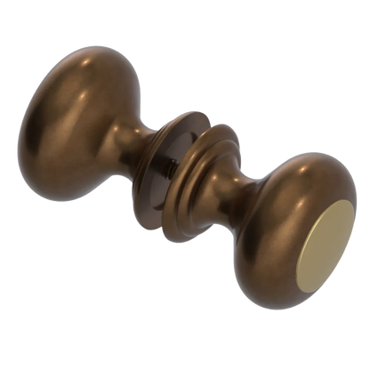 Rubinet Shower Door Knob (set) Tuscan Brass
