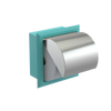 Rubinet RECESSED TOILET PAPER HOLDER Aqua