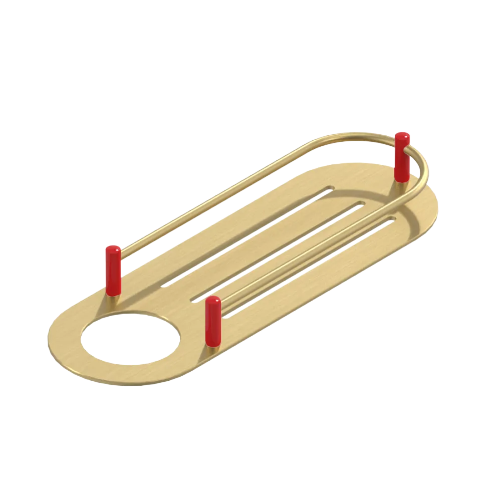 Rubinet Shelf Only Satin Gold