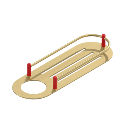 Rubinet Shelf Only Satin Gold